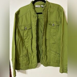 Chico’s  Olive Green Sporty Jacket